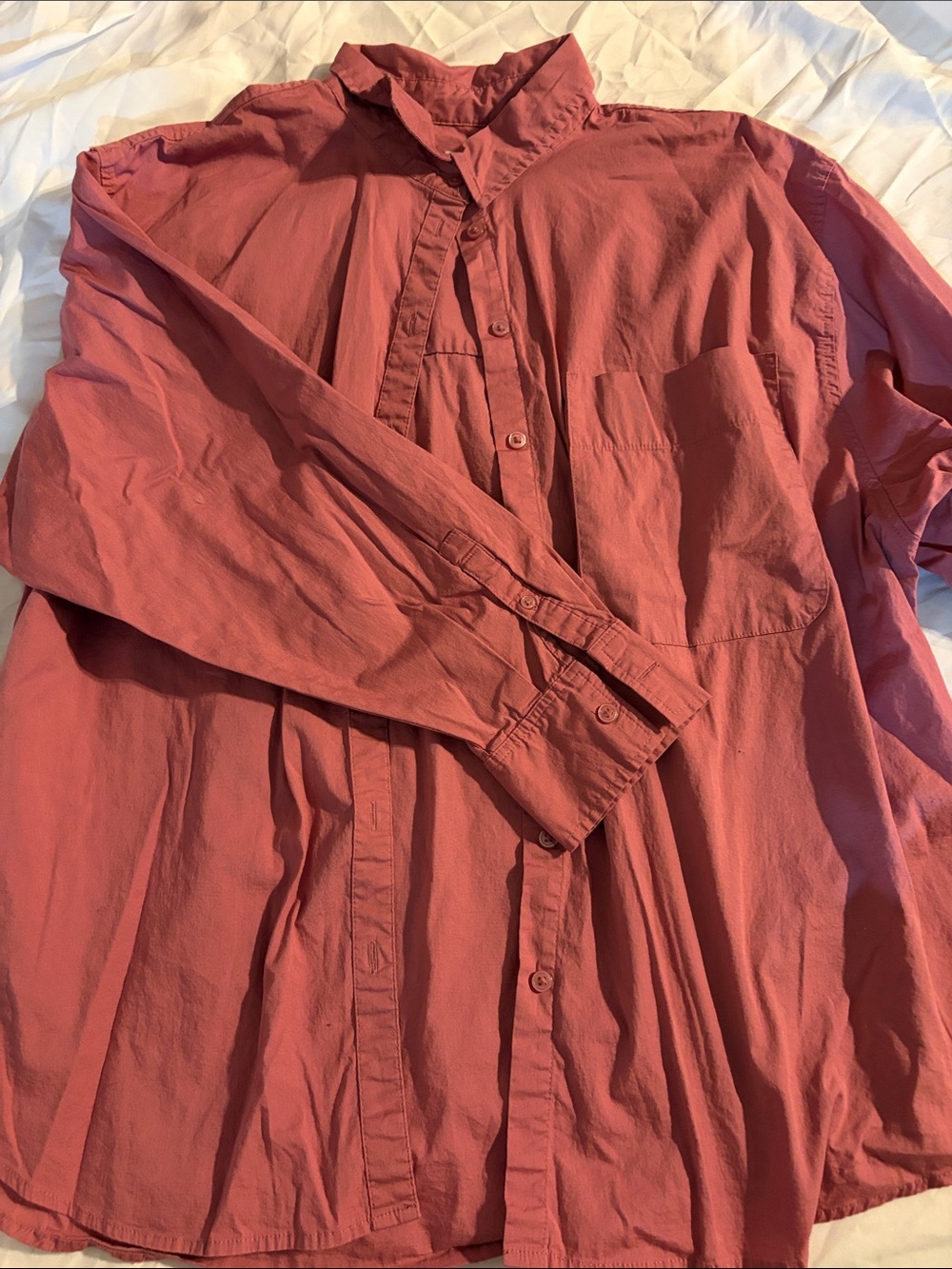 a new day Dusty Rose Button-Down Shirt